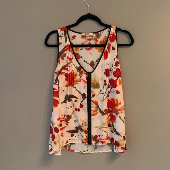 BB Dakota Tops - Floral patterned dress tank top